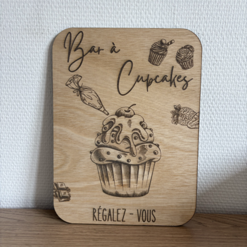 Pancarte cupcake