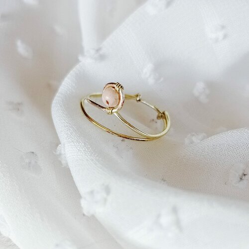 Amour - bague raven en pierre naturelle -au choix. bijou fait-main | énergétique. lithothérapie