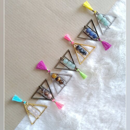 Collier trix en pierre naturelle - au choix