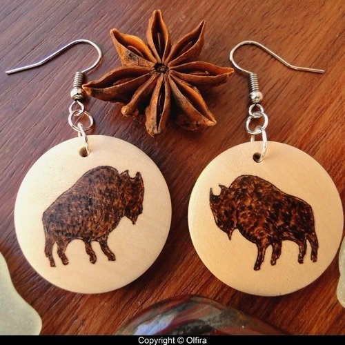 Boucles d'oreilles amérindienne