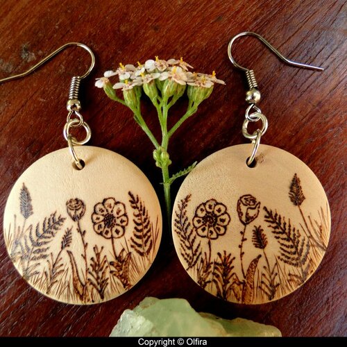 Boucles nature bois