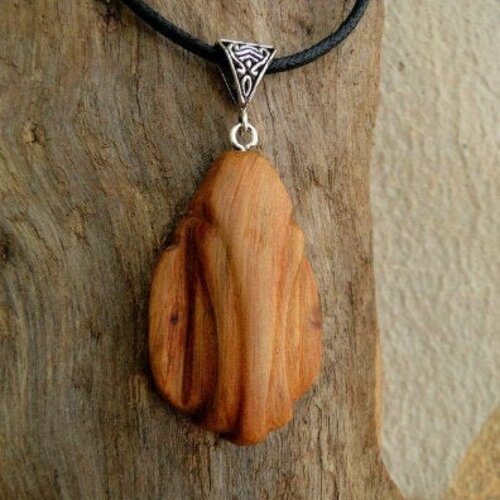 Pendentif design bois