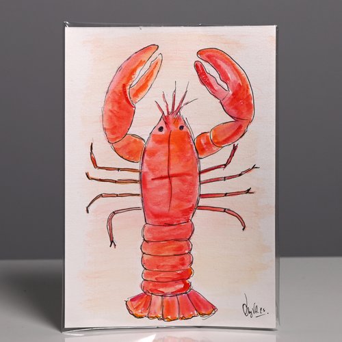 Jolie illustration de homard