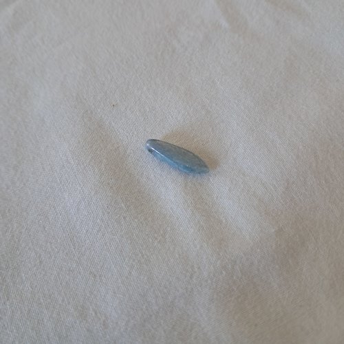Dague en verre de bohême bleu ciel - 1 trou