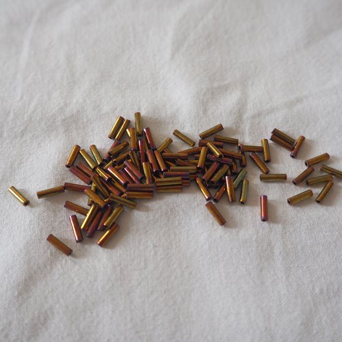 Bugles miyuki 6 mm bgl-462 - metallic gold iris