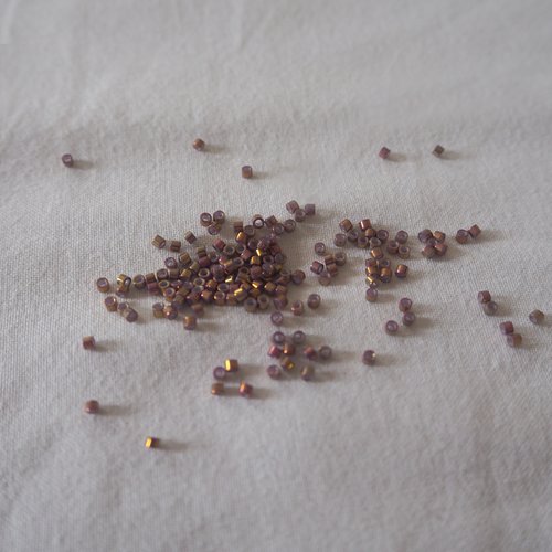 Miyuki delica 11/0 db1010 metallic earth batik luster