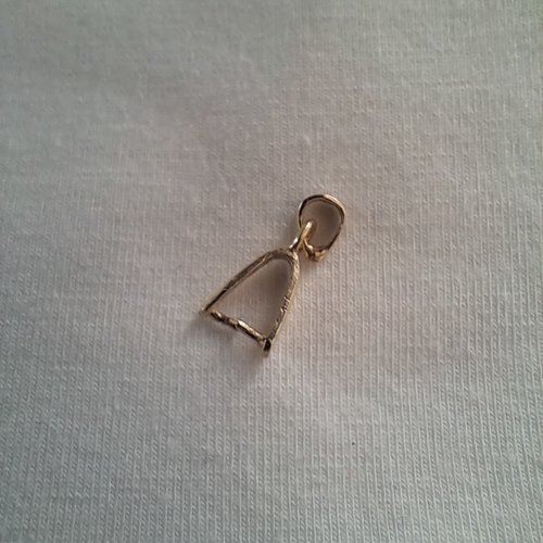 Bêlière ou attache pendentif en argent 925