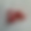 Perles rondes en verre roses et vertes - lot de 4