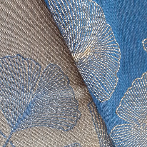 Jacquard motif feuilles ginko
