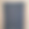 Jersey coton fines rayures bleu et blanc