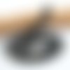 Lot de 20 perles naturelles obsidienne dorée 8mm