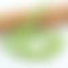 Lot de 20 perles naturelles jaspe sédiment vert clair 8mm