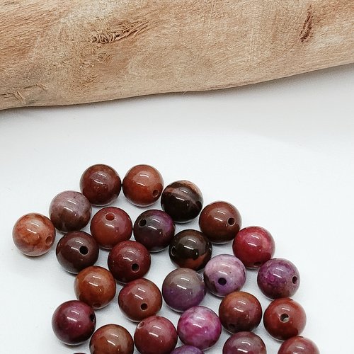 Perles naturelles sugilite