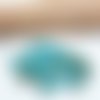 Perles naturelles jaspe sédiment turquoise