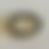 Bracelet kaméni - oeil de tigre (acier inoxydable, pierre de lave et oeil de tigre)