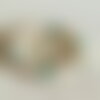 Bracelet jonc mata (perles heishi et acier inoxydable)