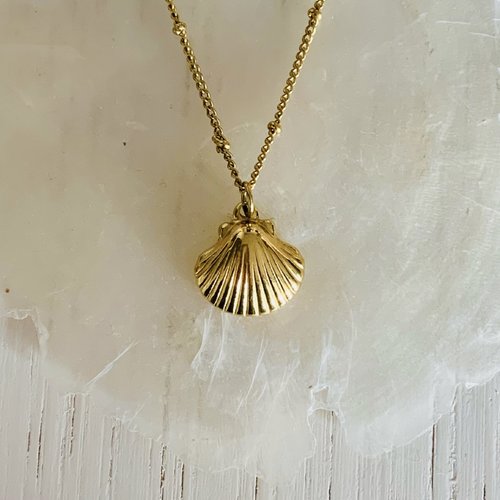 Collier purea - coquille saint jacques