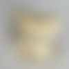 Bracelet aukena - blanc (perles heishi, perle d’eau douce naturelle et acier inoxydable)