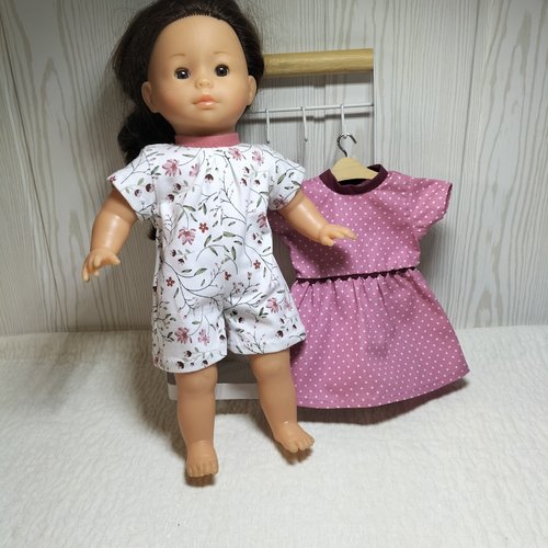 Robe et robe-combinaison pour poupée