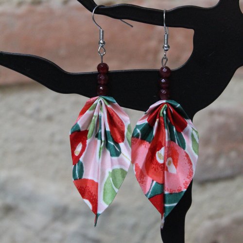 Boucles d'oreilles femme, idée cadeau anniversaire femme, oriflow