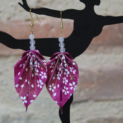 Boucles d'oreilles, cadeau noel femme, oriflow