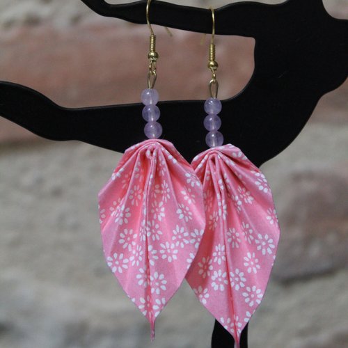 Boucles d'oreilles, cadeau anniversaire femme, oriflow