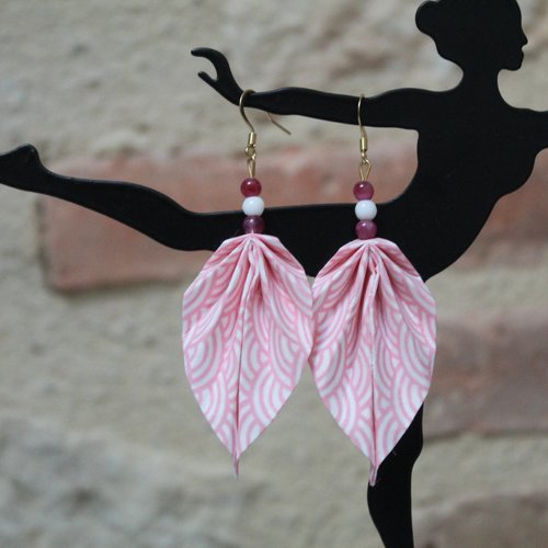 Boucles d'oreilles élégantes femme, idée cadeau noël, oriflow