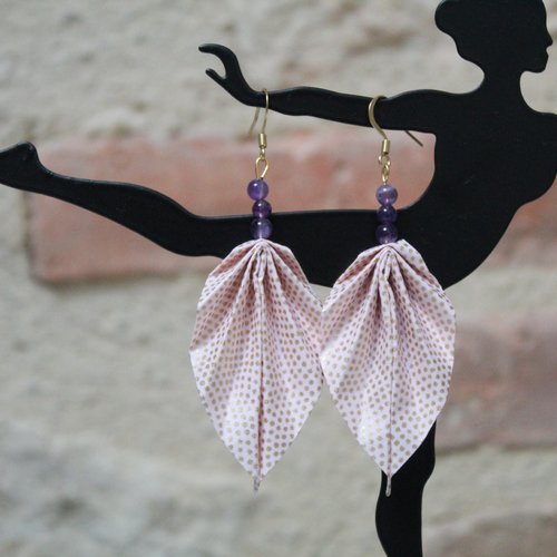 Boucles d'oreilles pendantes, bijou pour femme, oriflow