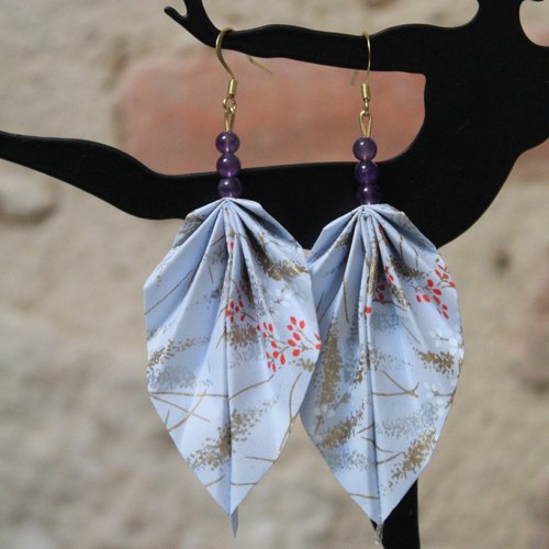 Boucles d'oreilles pour les fêtes, bijou élégant et léger, oriflow