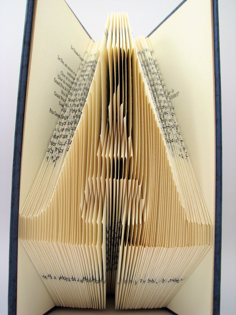 Art Du Papier Plié 7 Lettres Livre plié personnalisable - lettre de l'alphabet - monogramme - cadeau