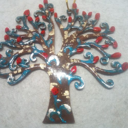 ARTISENIA Bo/îte /à bijoux en bois faite main avec motif arbre de vie pour bague bracelet collier accessoires Cadeau de Saint-Valentin pour elle