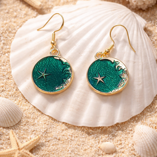 Boucles d’oreilles étoile de mer