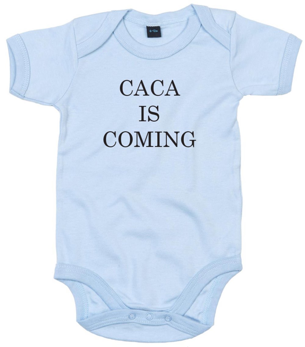 Body Bebe Personnalise Caca Is Coming Un Grand Marche