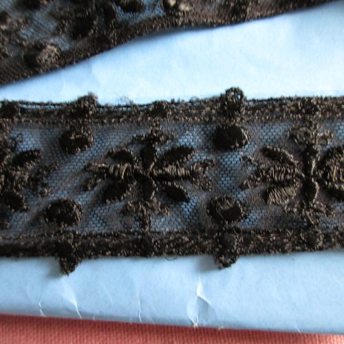 Dentelle tulle noire