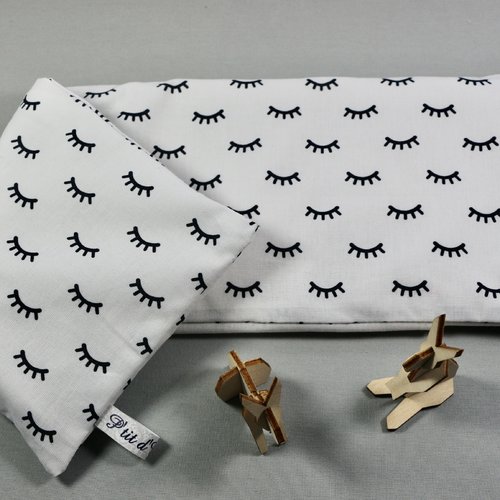 Idee cadeau ! bouillotte sèche "faux cils".