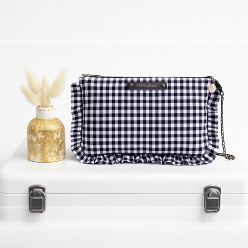 Sac froncé “so cut” – esprit vichy & détails raffinés