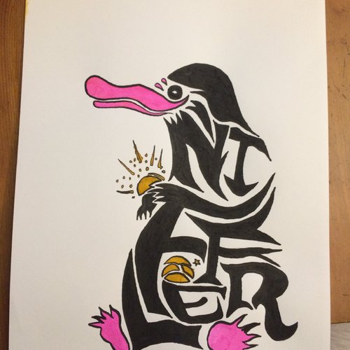 Illustration Niffleur Everyday I M Niffling Harry Potter Animaux Fantastiques Un Grand Marche Illustration Niffleur Everyday I M Niffling Harry Potter Animaux Fantastiques Un Grand Marche