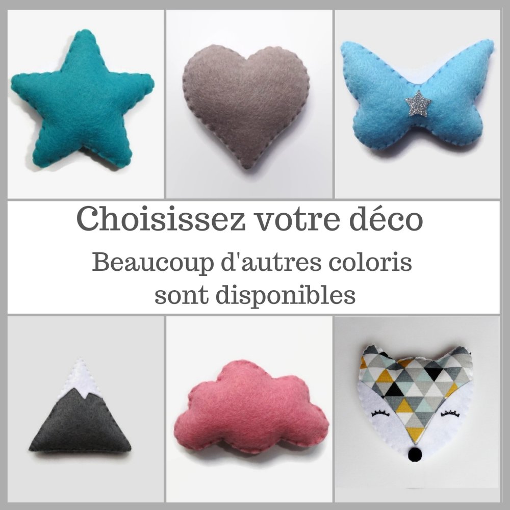 Guirlande Prenom Avec Lettres En Tissu Pour Bebe Et Enfant Cadeau Personnalise Un Grand Marche