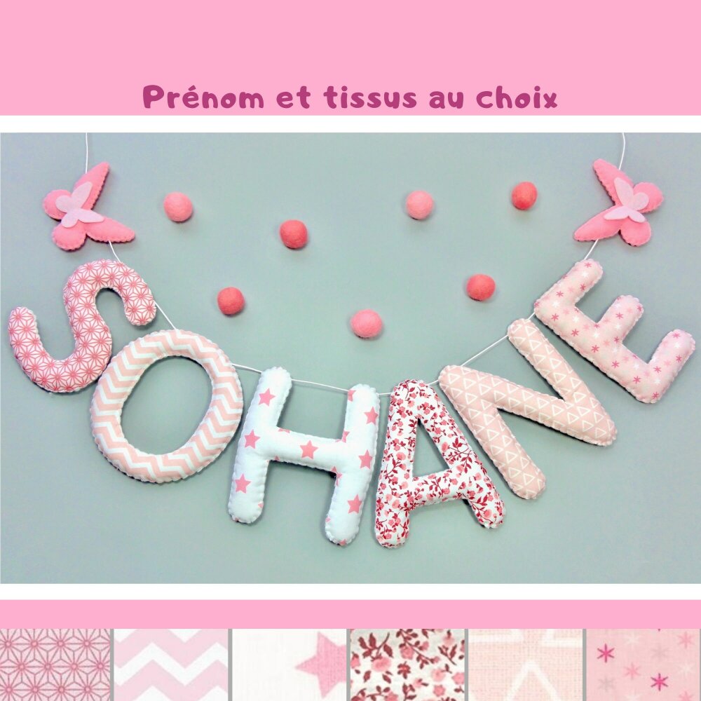 Sticker Porte Prénom Fille Nuage Rose. Adhésif Prénom. Plaque Chambre  Enfant. Autocollant Personnalisable Avec Prénom. Décoration Chambre Le  Petit