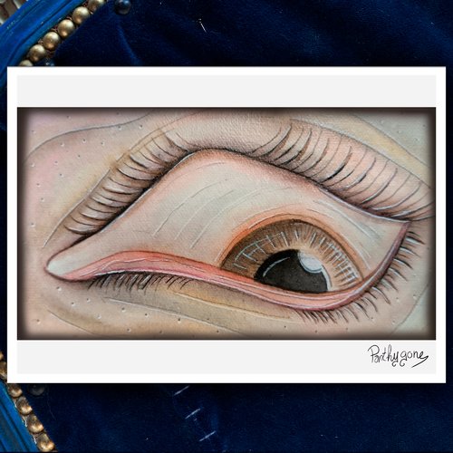 Oeil tourmenté ~ carte / print