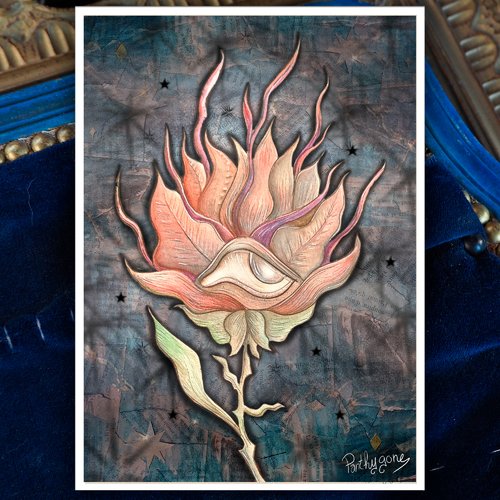 La plantoeil ~ carte / print