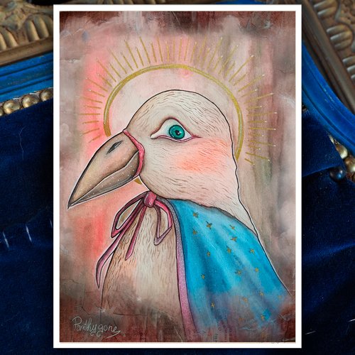 L’oiseau roi ~ carte / print