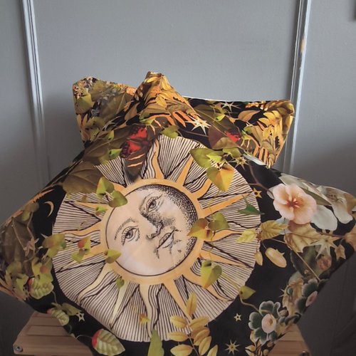 Housses de coussins en coton velours — fait main