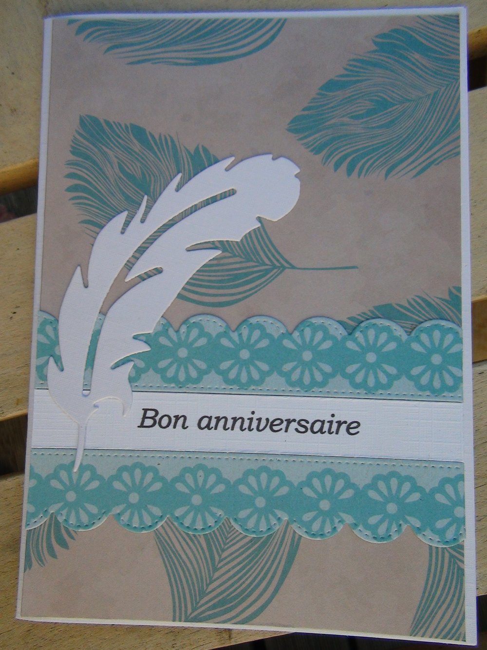 Carte D Anniversaire Femme Ou Ado Theme Plume Un Grand Marche