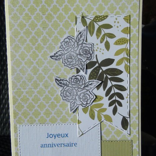 Carte D Anniversaire Femme Ou Ado Theme Fleur Un Grand Marche