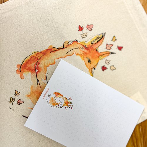 Pack doux renard - cadeau unique