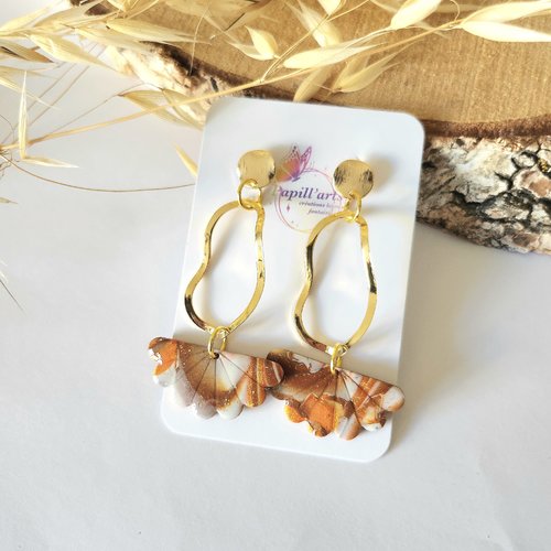 Boucles d'oreilles "horizon"