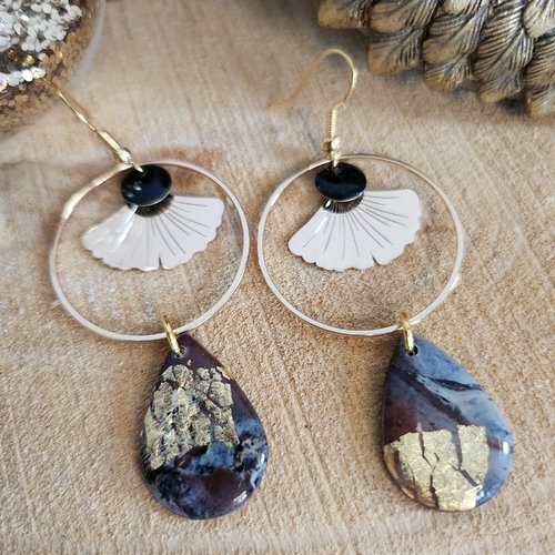 Boucles "ginkgo "