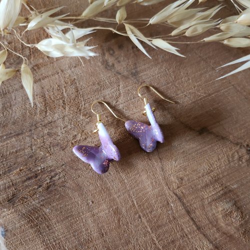 Boucles d'oreilles papillons