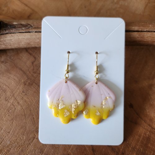 Boucles d'oreilles "coquillage"